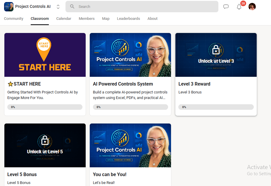 Project Controls AI — Classroom