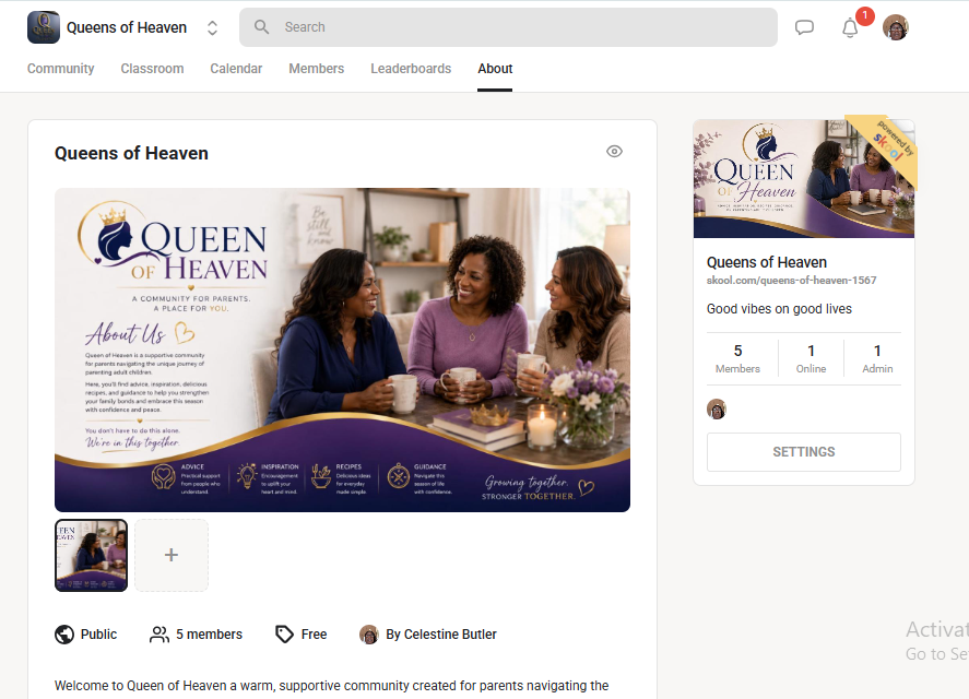 Queens of Heaven — About Page