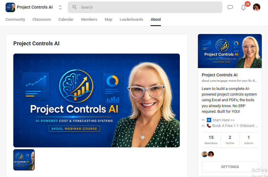 Project Controls AI — About Page