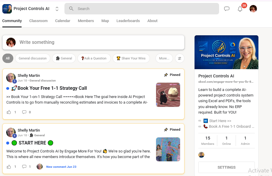Project Controls AI — Community Feed